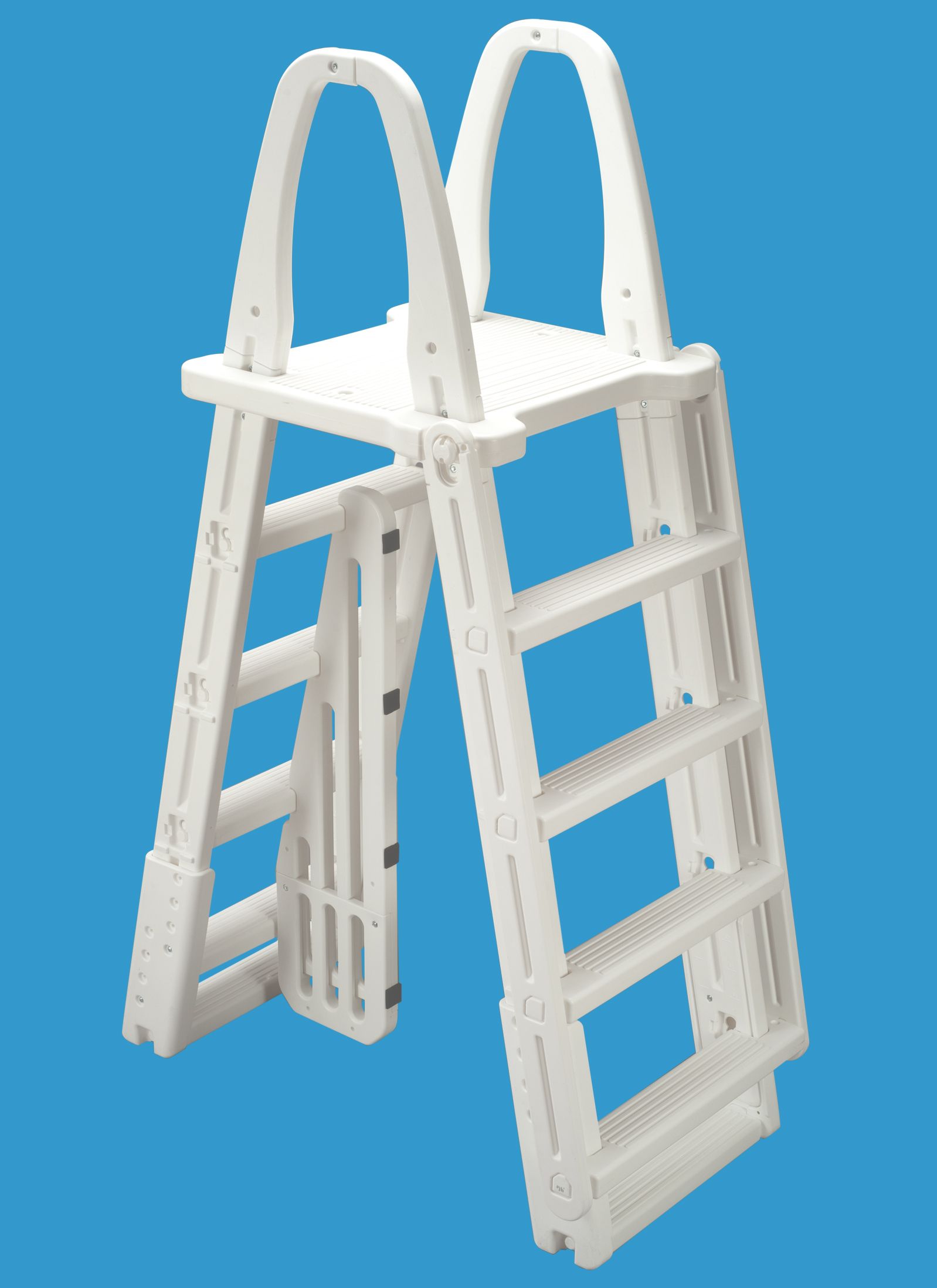 A-Frame Ladder Warm Gray - STEPS & LADDERS